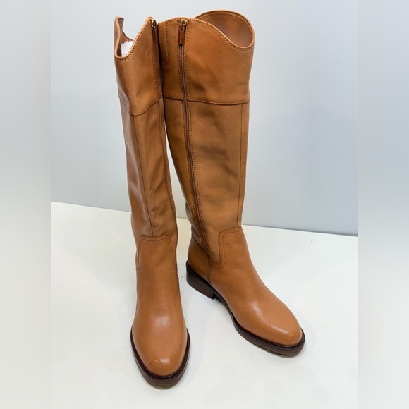 Vince Camuto Shoes - VINCE CAMUTO Tan/Cognac leather Alfella knee high boots size 7.5